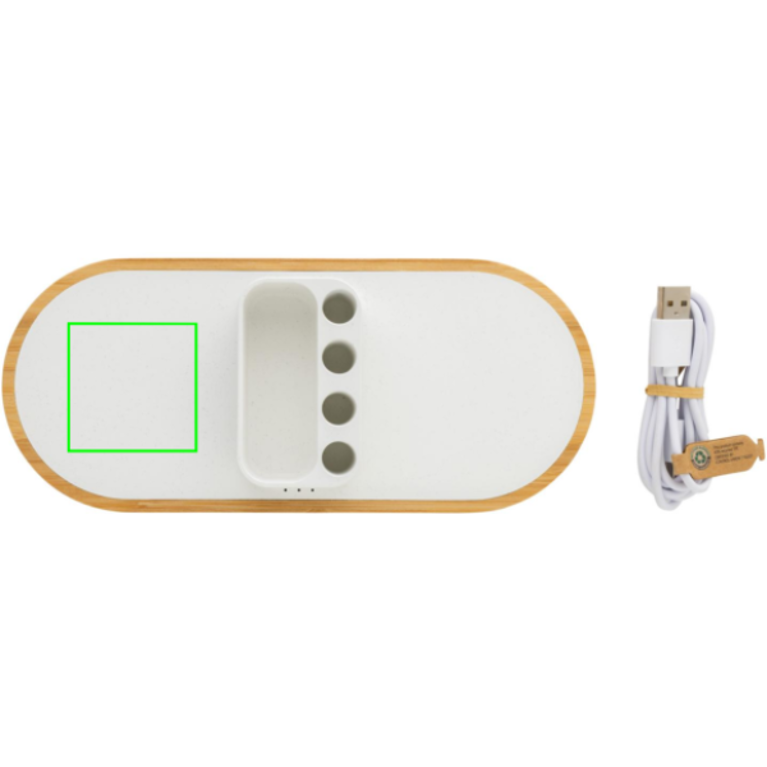 Ontario 10W dubbel trådlös laddare i RCS rplast