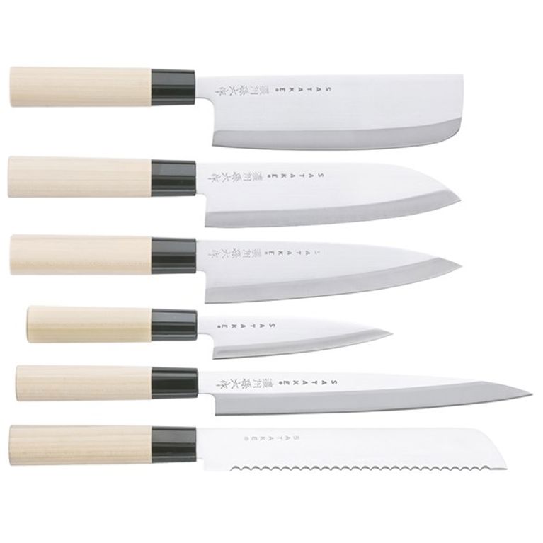 Satake Houcho Knivset - 6 knivar