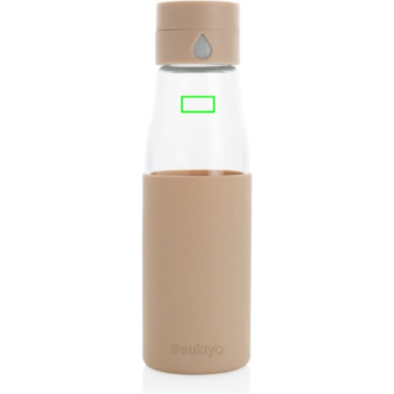 Ukiyo glasflaska för mätning av vätskebalansen