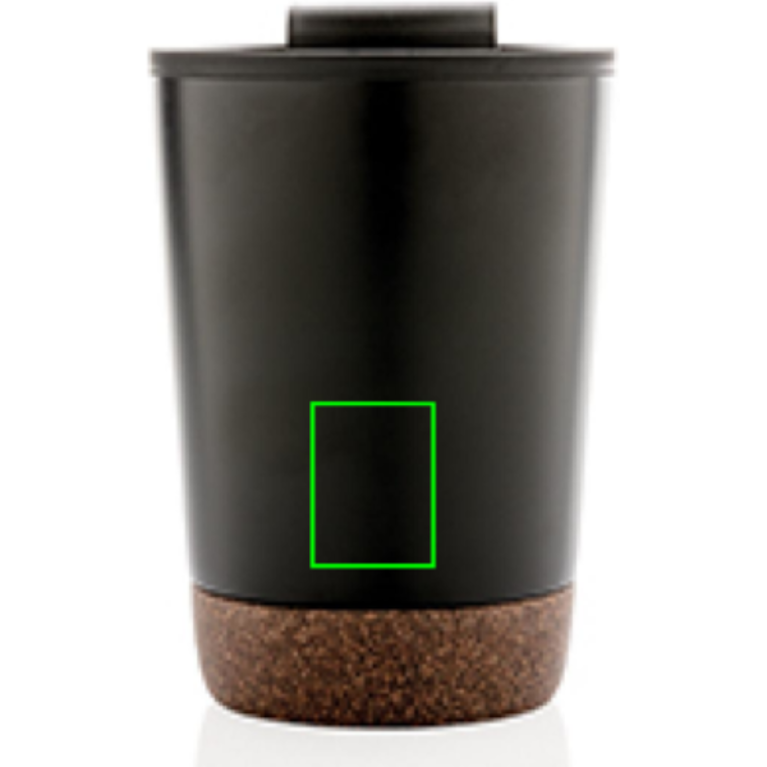 GRS RPP rostfritt stål kork mugg