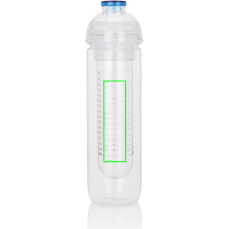 Vattenflaska med fruktbehållare