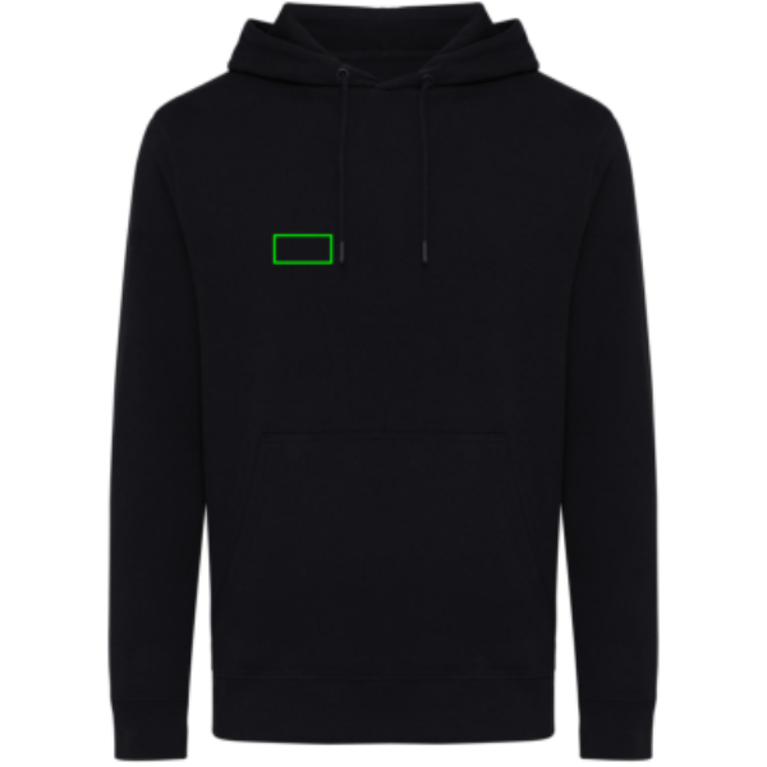 IQONIQ Rila lättvikt hoodie i återvunnen bomull