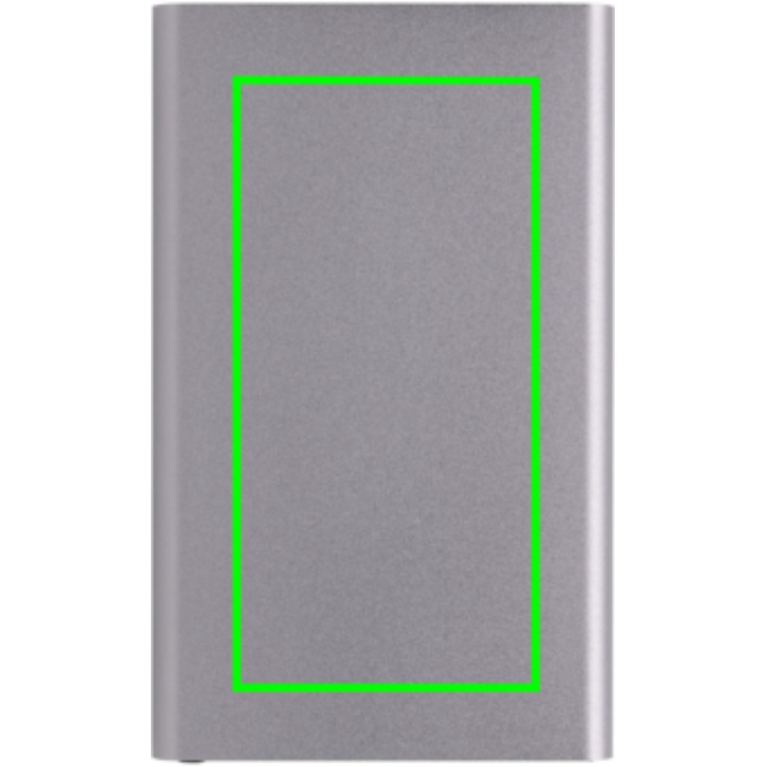 4.000mAh powerbank, type C, RCS återvunnen plast/aluminium