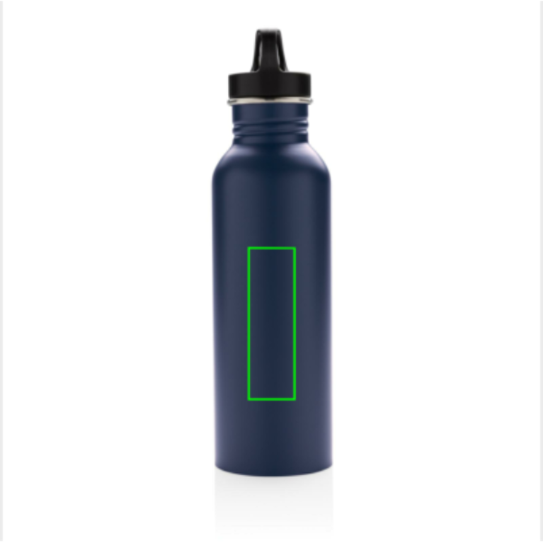 Lyxig sportflaska i stainless steel