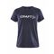 COMMUNITY LOGO SS TEE W NAVY MELANGE
