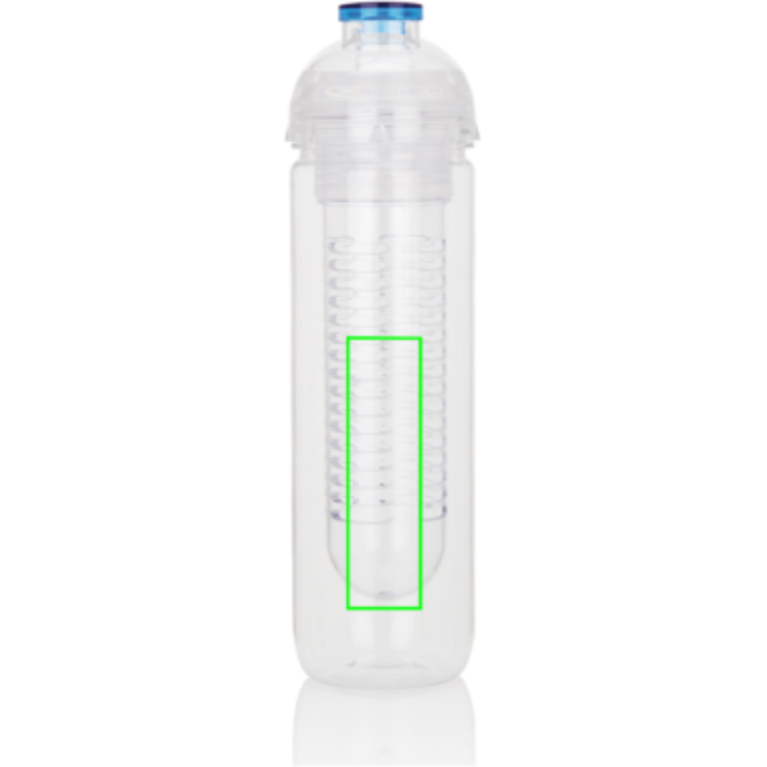 Vattenflaska med fruktbehållare