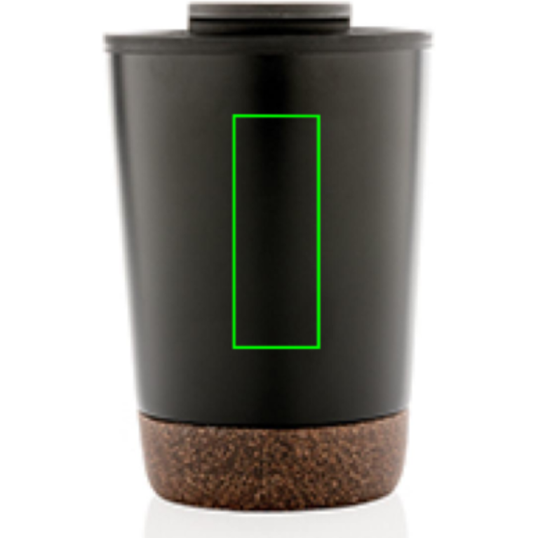 GRS RPP rostfritt stål kork mugg