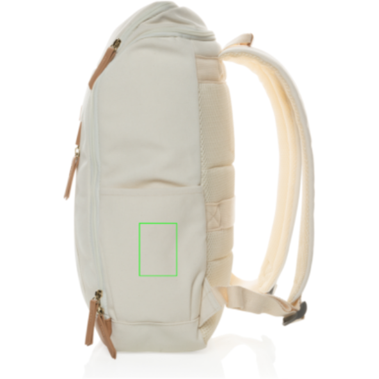 Impact AWARE™ 15" laptopryggsäck i 16 oz. återvunnen canvas