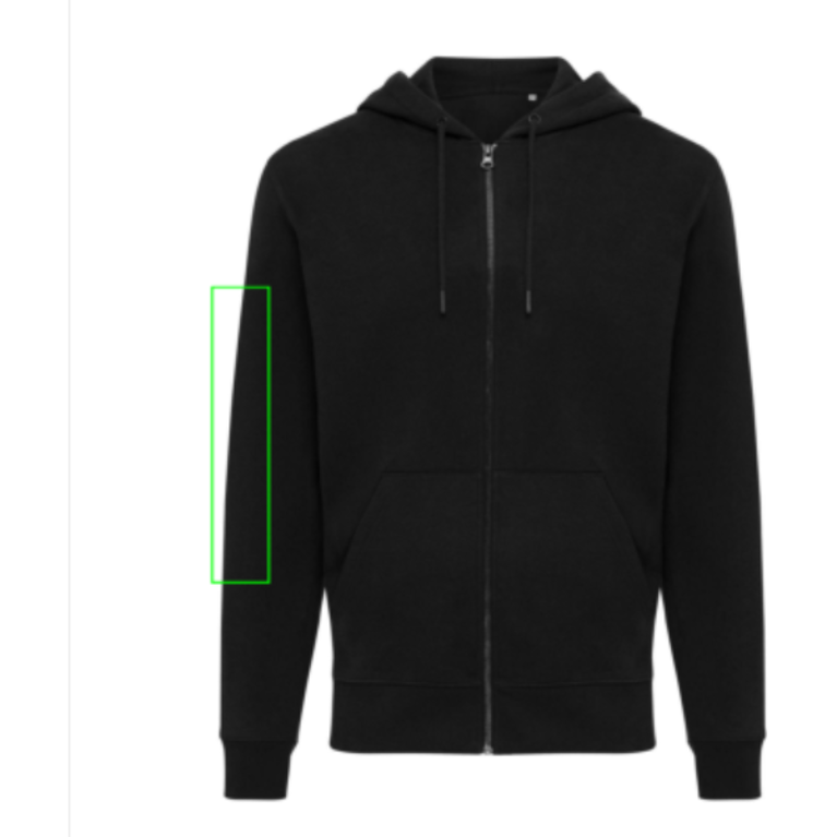 IQONIQ Abisko hoodie med dragkedja i återvunnen bomull