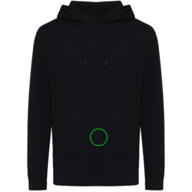 IQONIQ Rila lättvikt hoodie i återvunnen bomull