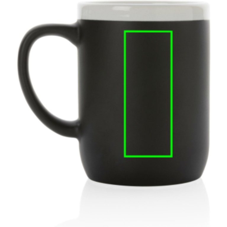 Keramikmugg med vit kant 300 ml