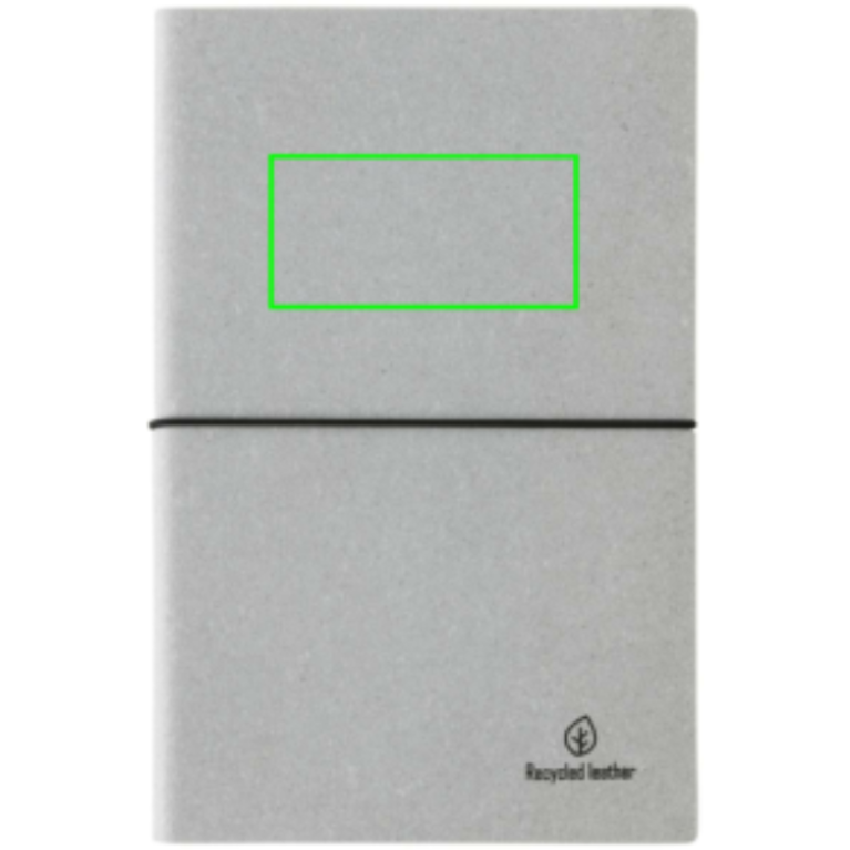 A5 anteckningsbok i återvunnet läder