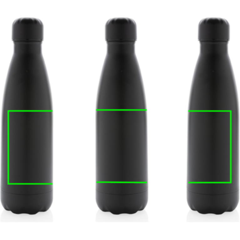 Vakuumisolerad enfärgad flaska i rostfritt stål