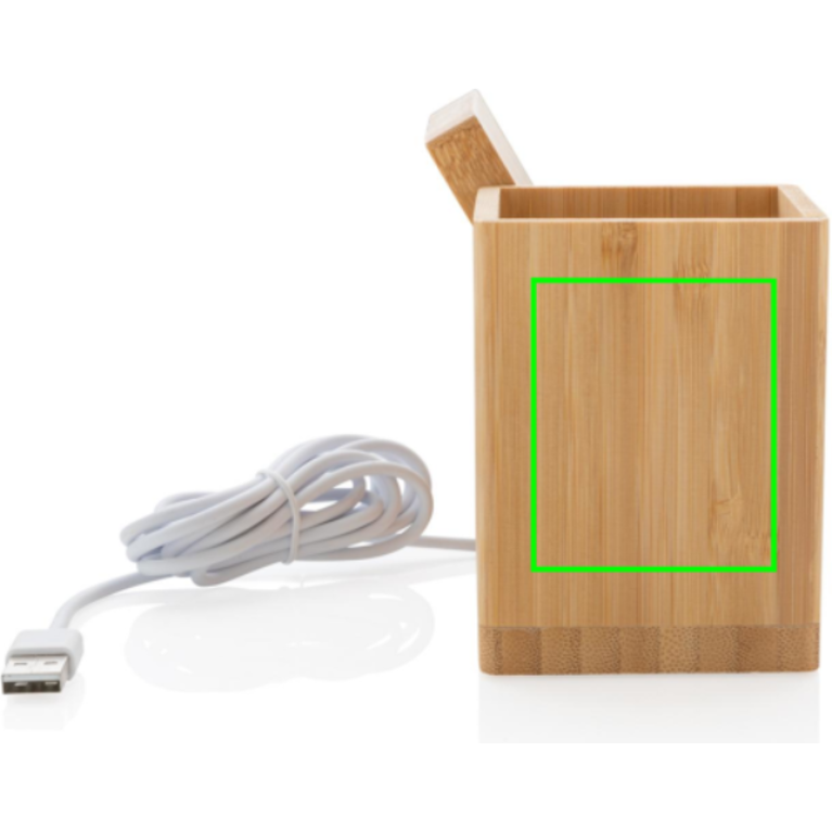 Calgary 10W trådlös laddare i bambu