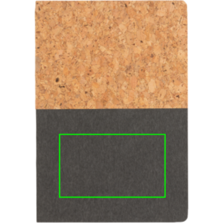 A5 kork & kraft anteckningsbok