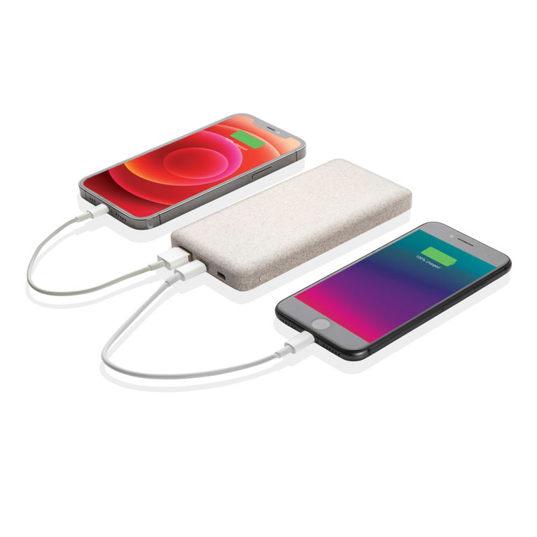 Vetestrå 10.000 mAh powerbank