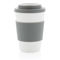 Återanvändningsbar kaffemugg 270ml grå