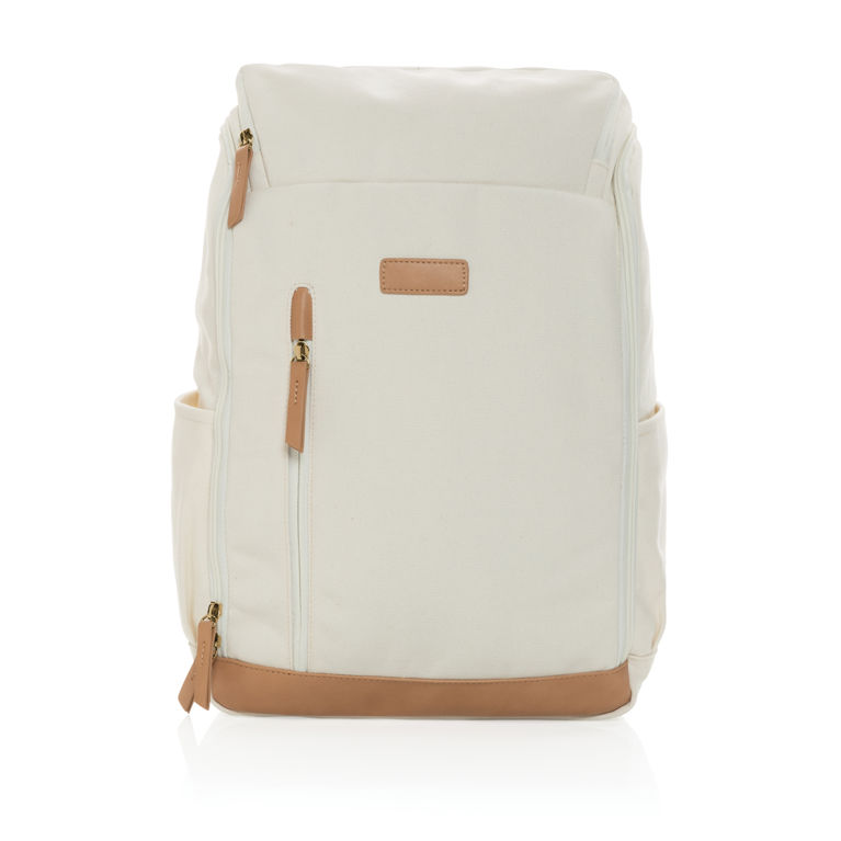 Impact AWARE™ 15" laptopryggsäck i 16 oz. återvunnen canvas
