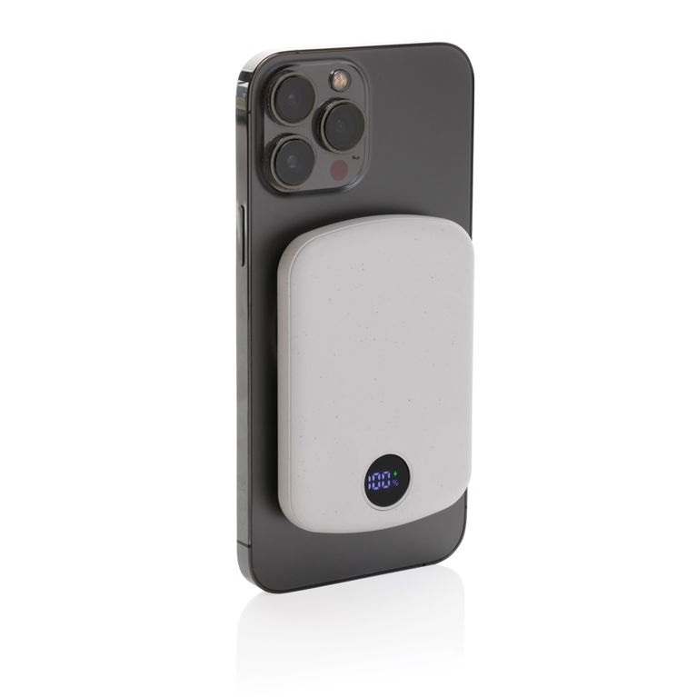 MagBoost 5.000mAh magnetisk powerbank, RCS återvunnen plast