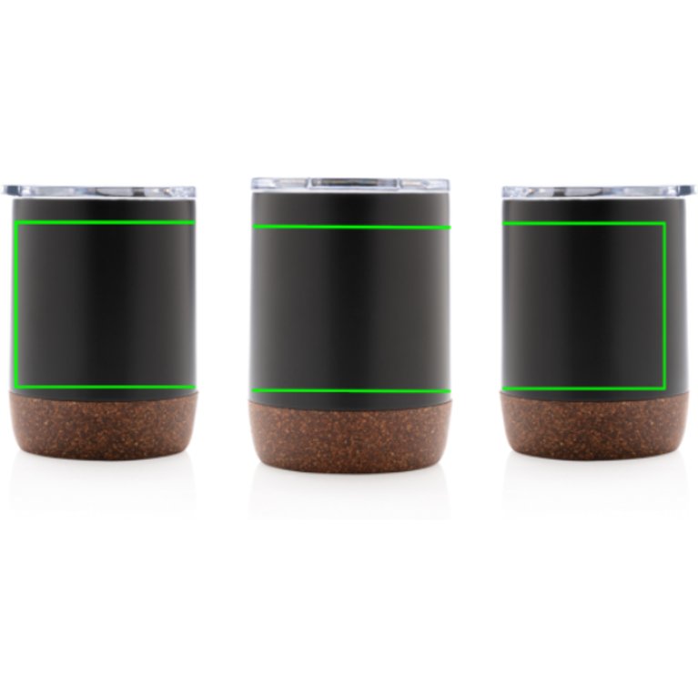 RCS återvunnet stål kork liten vakuummugg