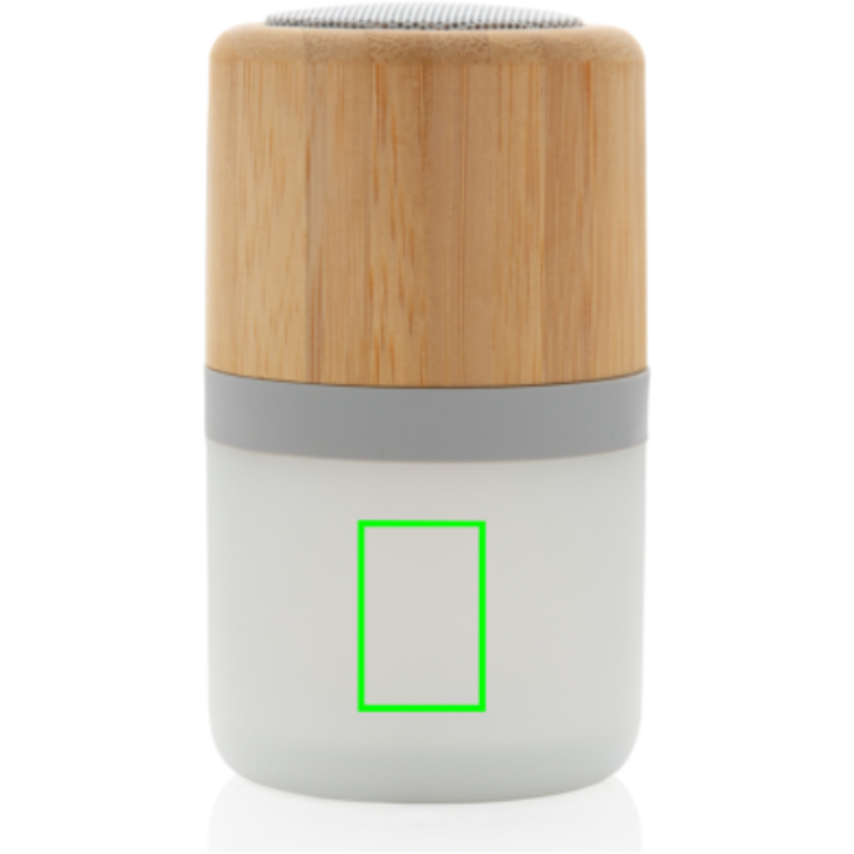3W bambuhögtalare med ljus