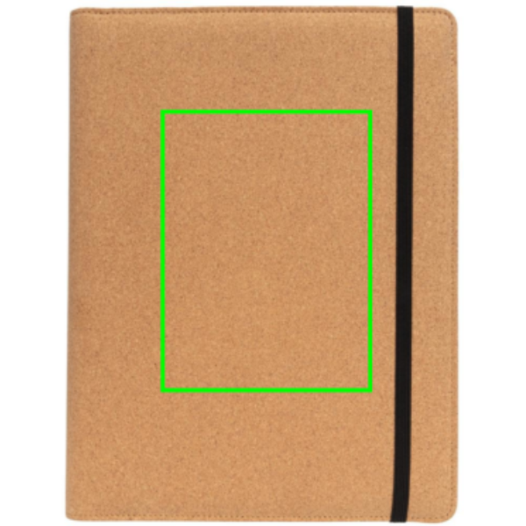 A4 portfolio i kork med penna
