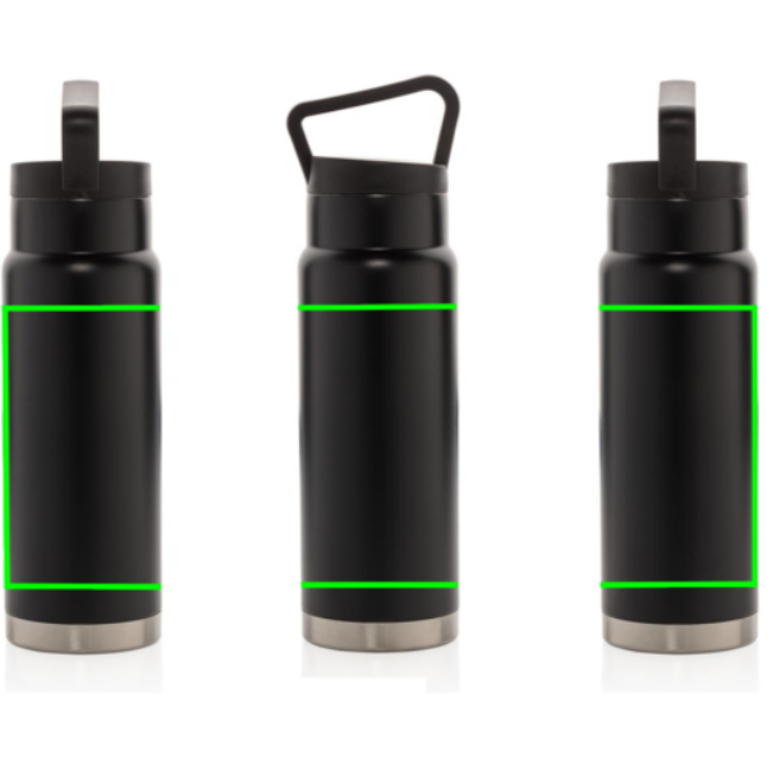 Läckagesäker on-the-go vakuumflaska med handtag