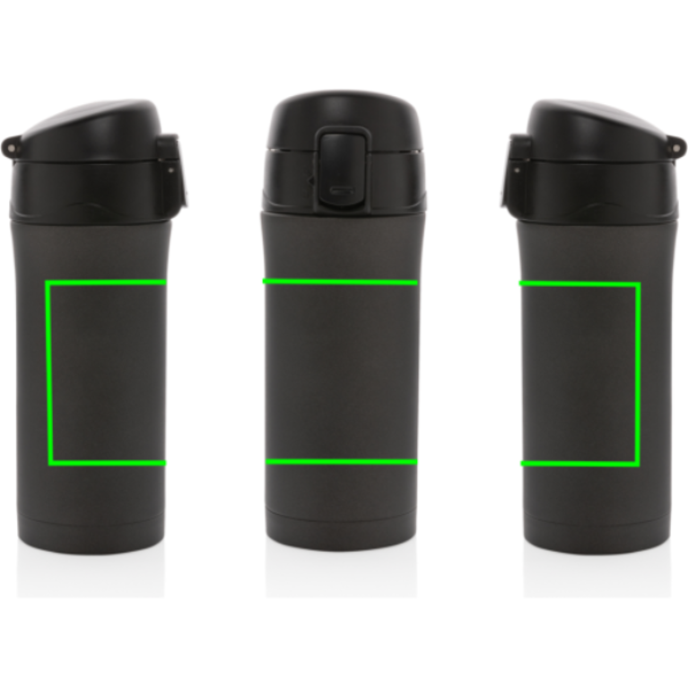 Metallic easy lock vakuummugg