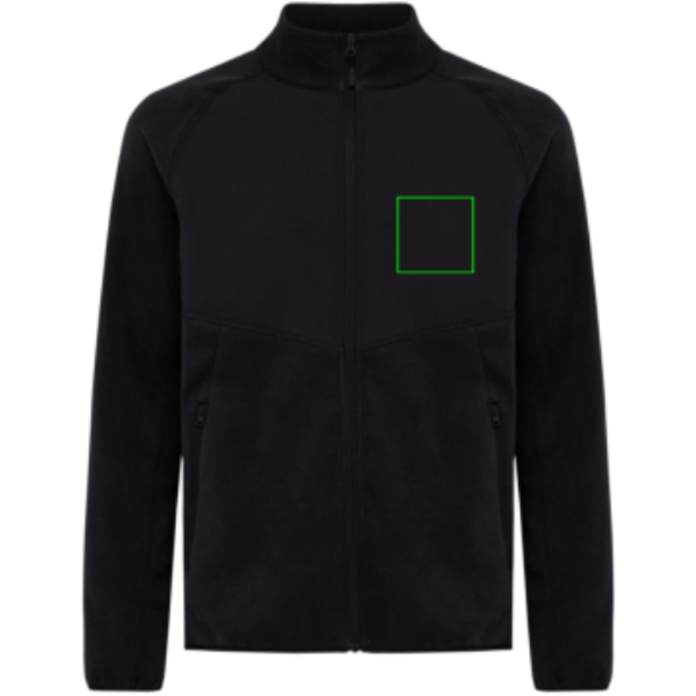 IQONIQ Talung microfleece med zipper i återvunnen polyester
