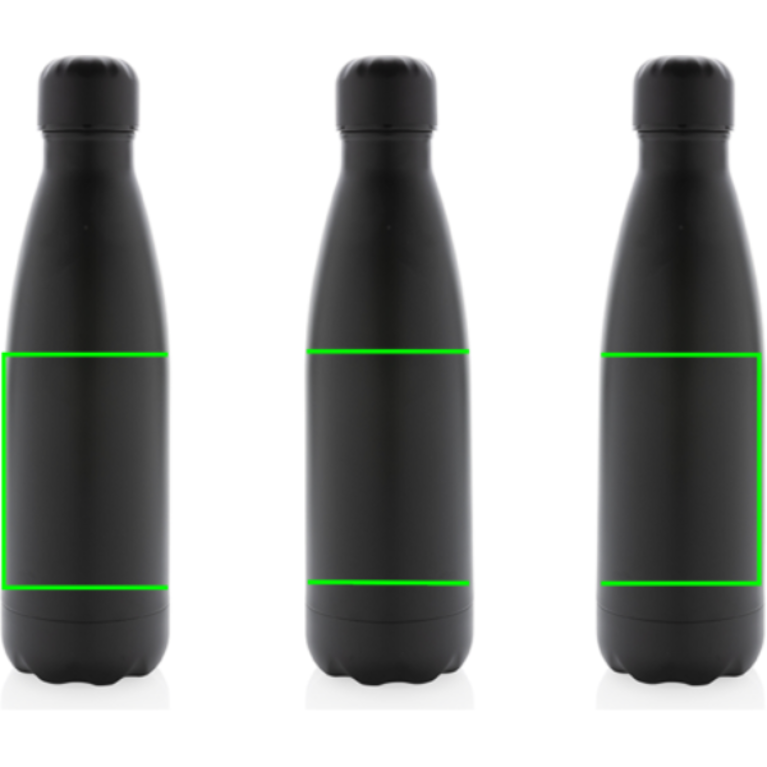 Vakuumisolerad enfärgad flaska i rostfritt stål
