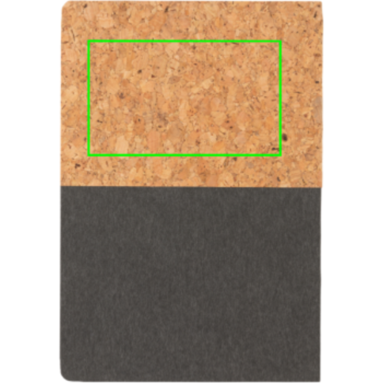 A5 kork & kraft anteckningsbok