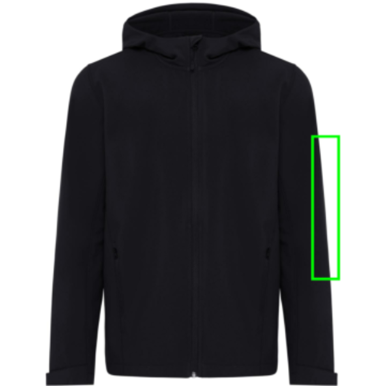IQONIQ Makalu soft shell herrjacka i återvunnen polyester