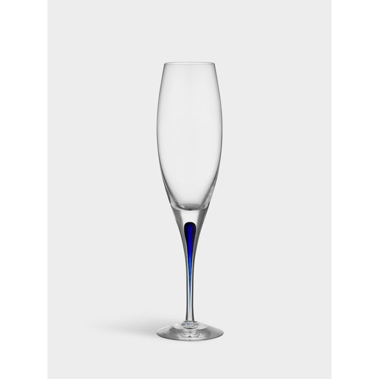 Intermezzo champagneglas blå 26cl