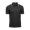 Luxury Stripe Stretch Polo BLACK/WHITE Luxury Stripe Stretch Polo BLACK/WHITE