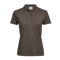 Women's Luxury Stretch Polo CHOCOLATE Women's Luxury Stretch Polo CHOCOLATE