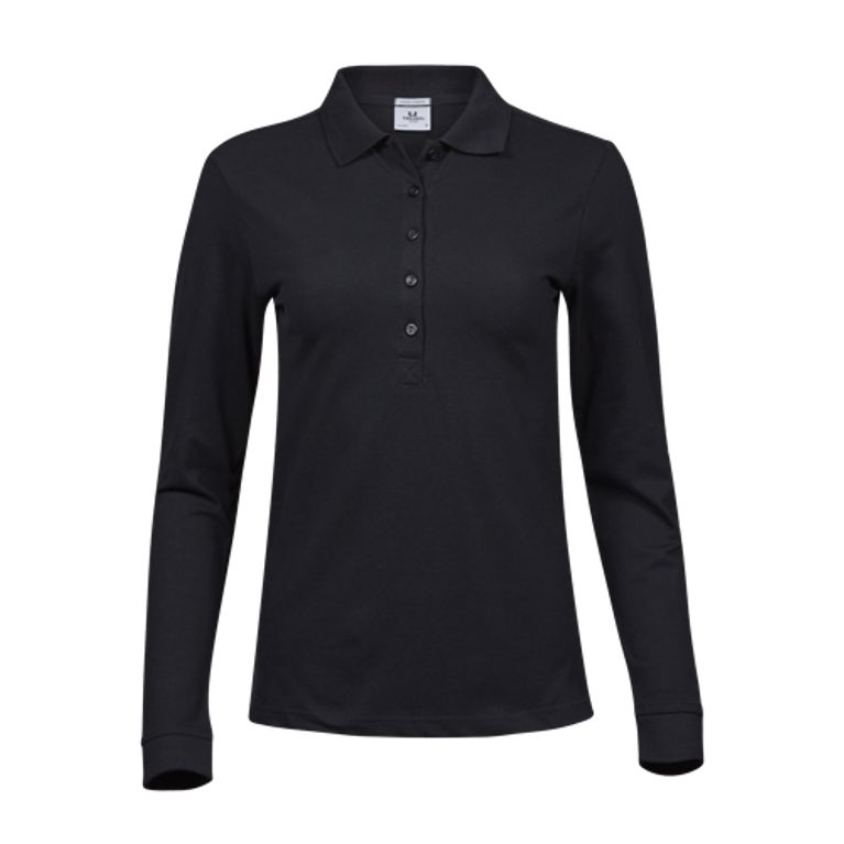Women's Luxury Stretch Long Sleeve Polo