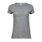 Women's Roll-Up Tee HEATHER GREY Women's Roll-Up Tee HEATHER GREY