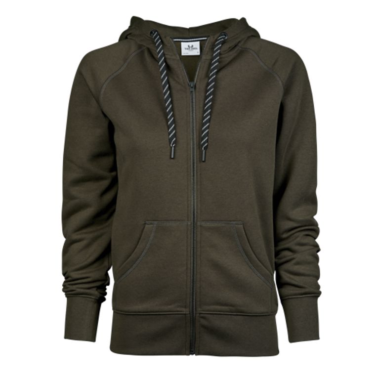 Women's Fashion Full Zip Hood