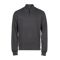 Ribbed Interlock Half Zip DARK GREY