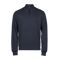 Ribbed Interlock Half Zip NAVY