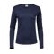 Women's Long Sleeve Interlock Tee NAVY Women's Long Sleeve Interlock Tee NAVY