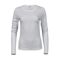 Women's Long Sleeve Interlock Tee WHITE Women's Long Sleeve Interlock Tee WHITE