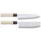 Satake Houcho Set med santoku & nakiri i balsabox Satake Houcho Set med santoku & nakiri i balsabox