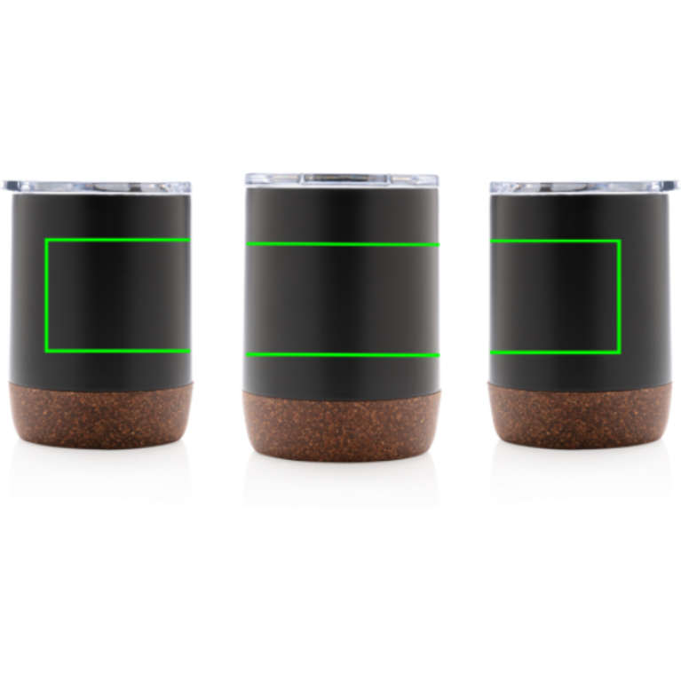 RCS återvunnet stål kork liten vakuummugg