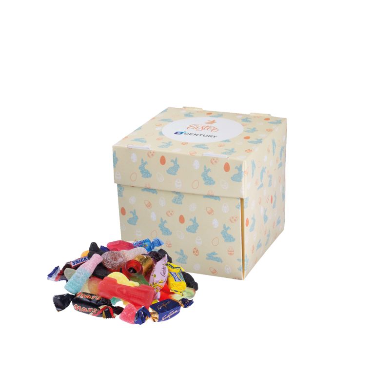 Pappskål med 350 g Favoritblandning; Tryck utsida, insida + lock