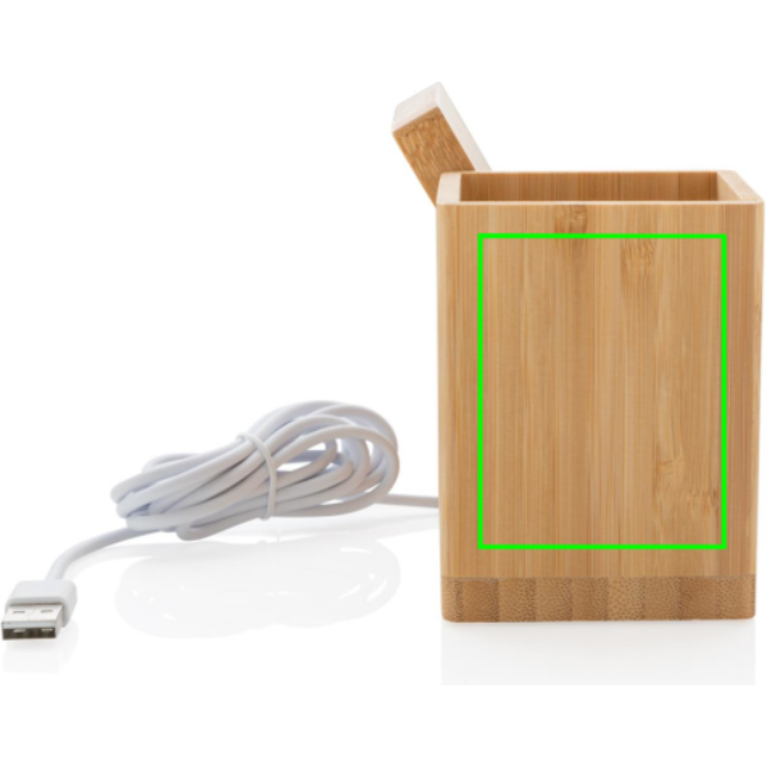 Calgary 10W trådlös laddare i bambu