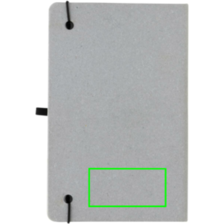 A5 hardcover anteckningsbok i återvunnet läder