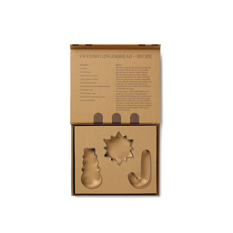 Klassisk kakform, 3 delar