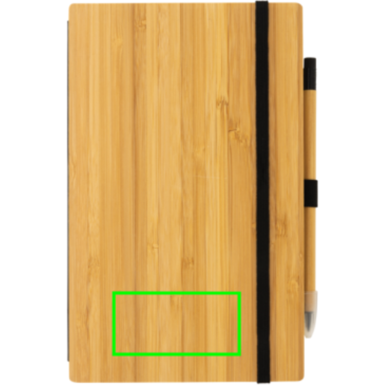 Set anteckningsbok i bambu och infinity penna