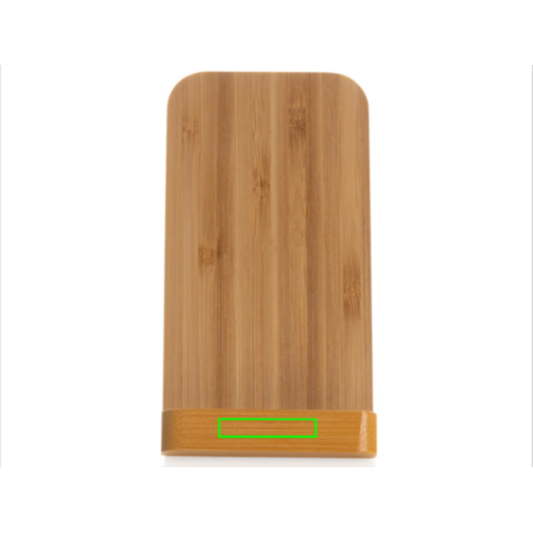 5W trådlöst laddningsställ i bambu